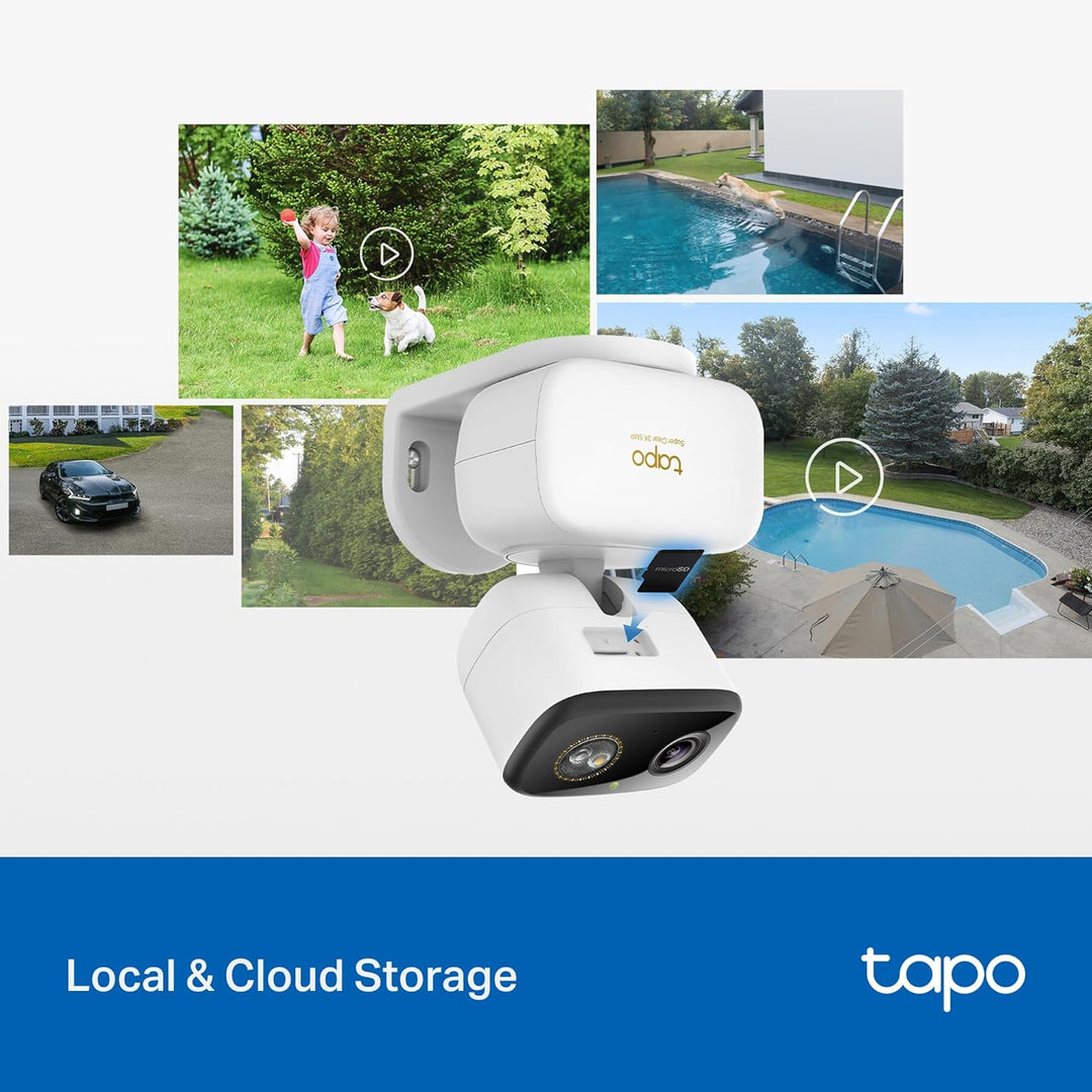 Tapo 3K 5MP Cámara de seguridad Pan\/Tilt para interiores\/exterior...