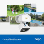 Tapo 3K 5MP Cámara de seguridad Pan\/Tilt para interiores\/exterior...