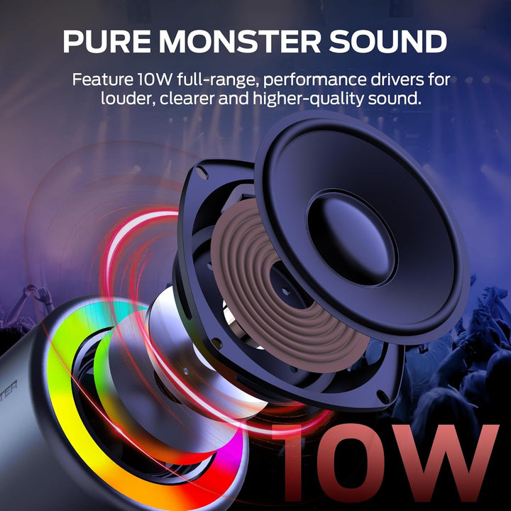 Monster Altavoz Bluetooth S270, mini altavoz portátil con