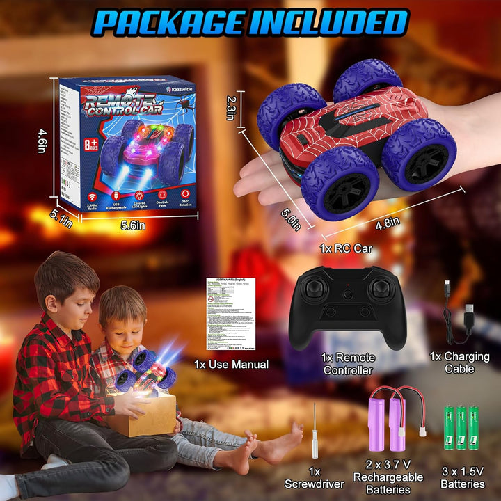 Kazswitle - Auto de control remoto para niños, coches RC para niños...