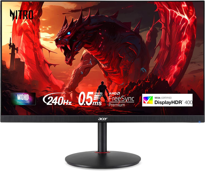 MONITOR Acer Nitro 27 pulgadas QHD 2560x1440 IPS 240 Hz Juegos XV27...