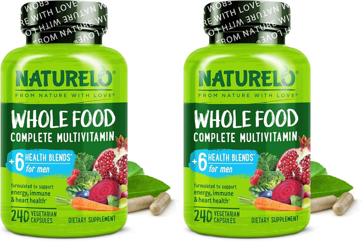 NATURELO Multivitaminas para hombres - Multivitaminas de alimentos...