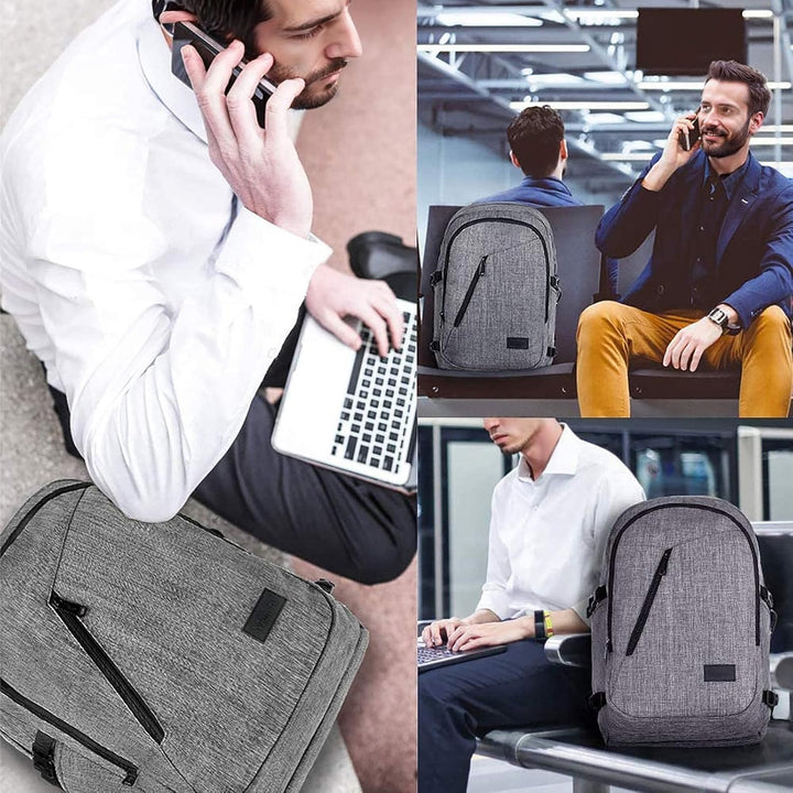 Mancro Mochila grande de negocios para laptop de 17.3 pulgadas, moc...