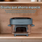Chefman Crisp n' Go - Freidora de aire de vidrio de 4 cuartos de galón