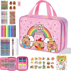DreamyCandy - Kit de dibujo Capybara de 73 piezas para niños de 4 a 8 años