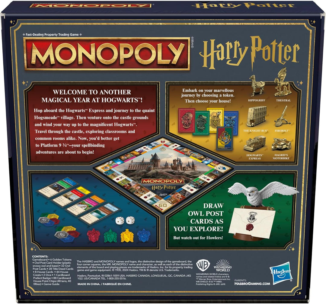 Monopoly Harry Potter - Juego de mesa Una aventura mágica