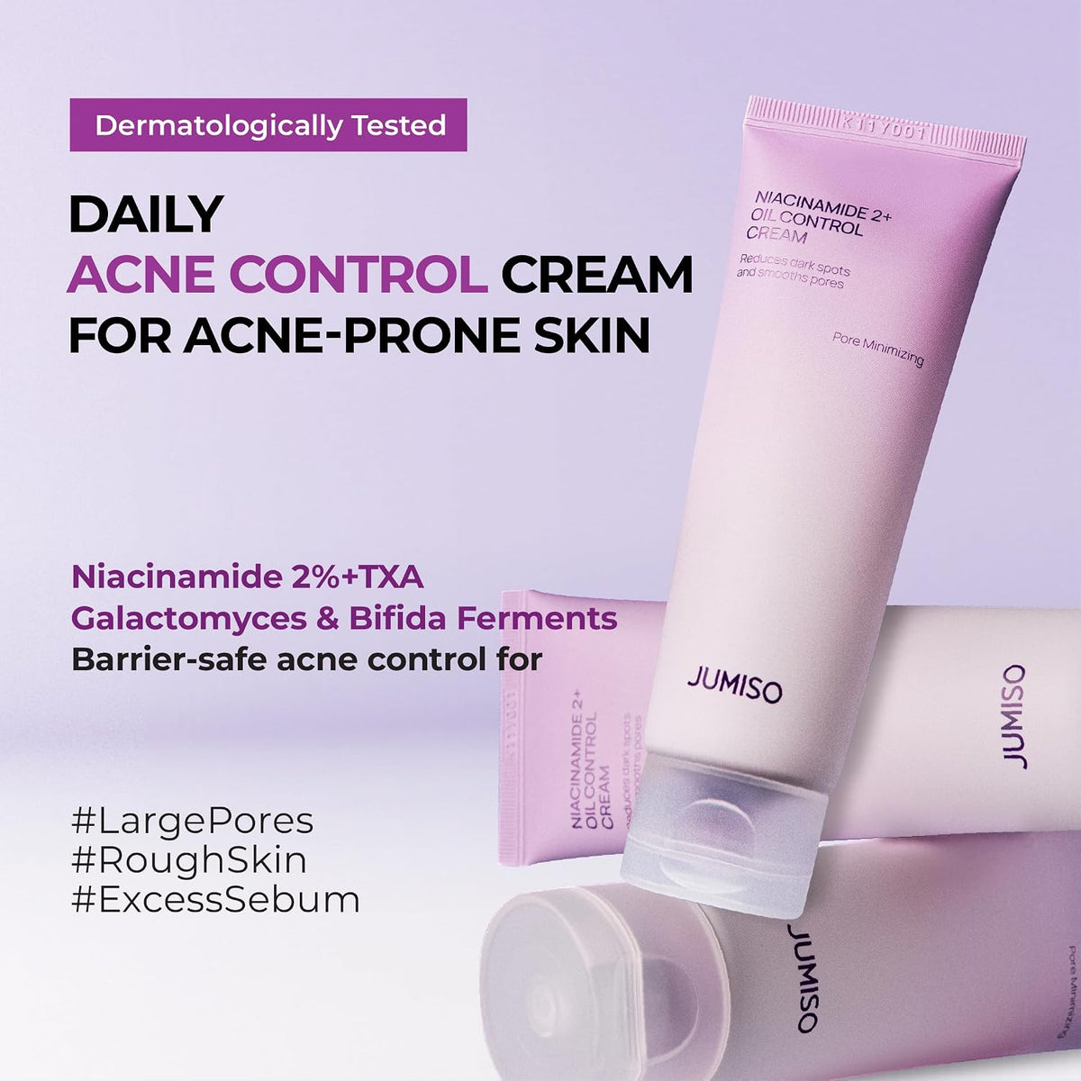 JUMISO Niacinamide 2% Oil Control Moisturizer \u2013 Crema de gel d...