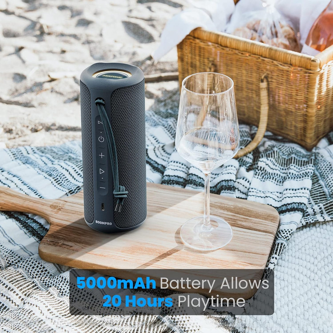 MIATONE Altavoces Bluetooth 36W TWS Altavoz portátil con sonido est...