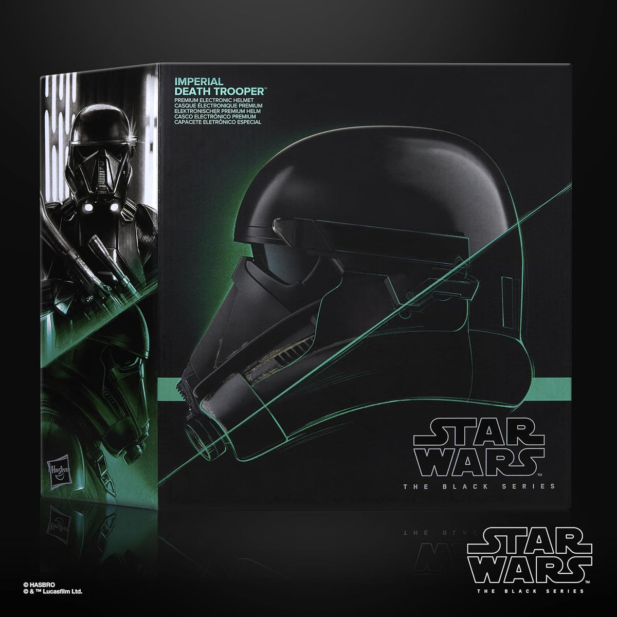 STAR WARS The Black Series Casco Electrónico Premium Imperial Death Trooper, Rogue One: A Story Artículo de Juego de Rol para edades de 14 años en adelante