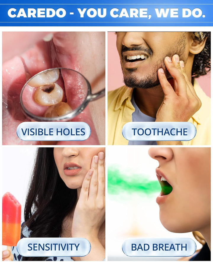 Sabor Mejorado - Pasta de Dientes de Hidroxiapatita CAREDO Cavity R...