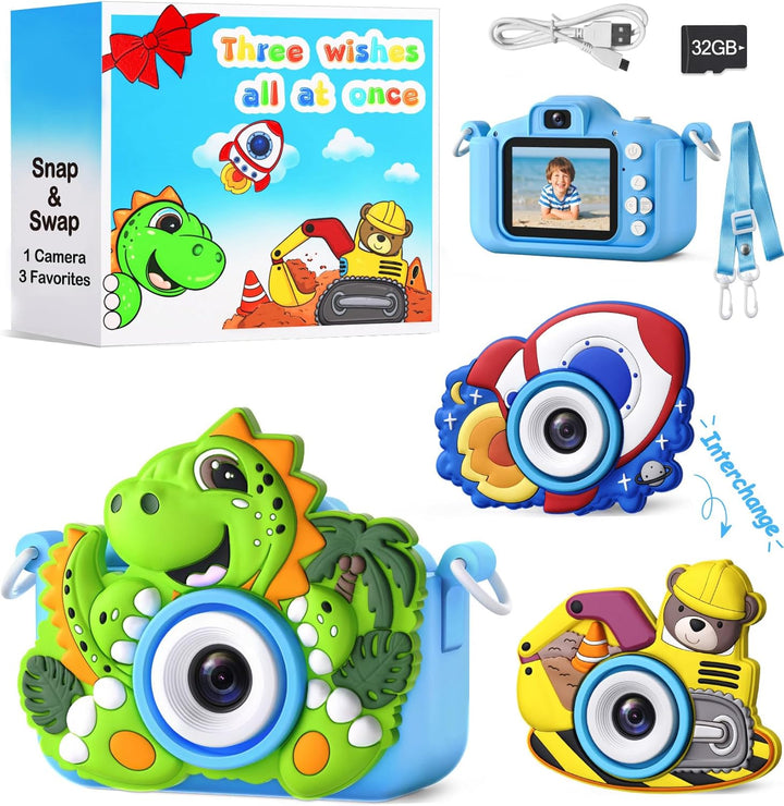 Cámara para niños Juguetes Regalos: Regalo de cumpleaños para niños...