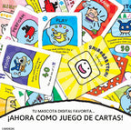 Juego de cartas Tamagotchi para niños y familias de 8 años en adelante, juego de estrategia y colección de sets de 2 a 4 jugadores, evoluciona tu tamagotchi, noche de juegos de cartas familiares