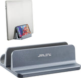 JARLINK Soporte vertical para laptop de diseño 2 en 1, soporte de a...