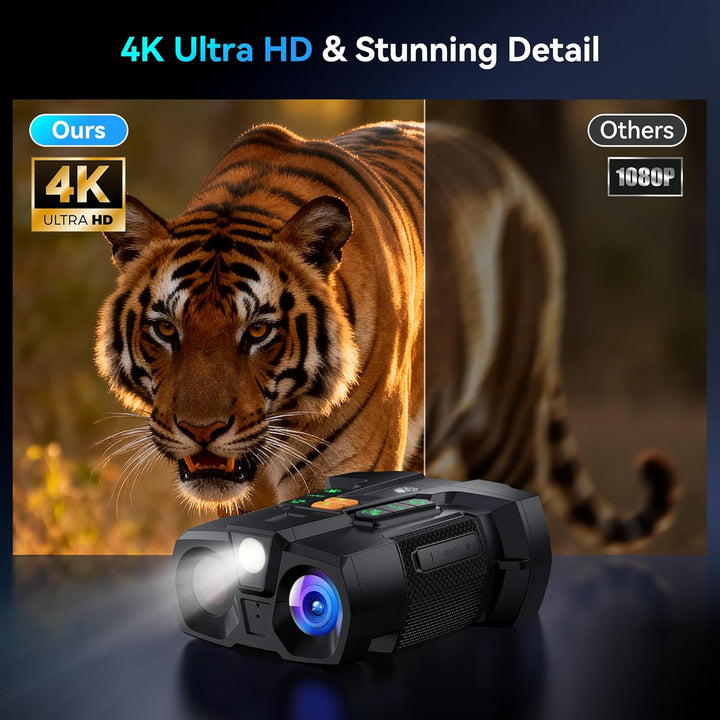 Gafas de visión nocturna 4K para adultos dispositivo