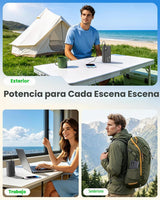 Relliphent Cargador portátil de 70000 mAh, cargador portátil de 30...