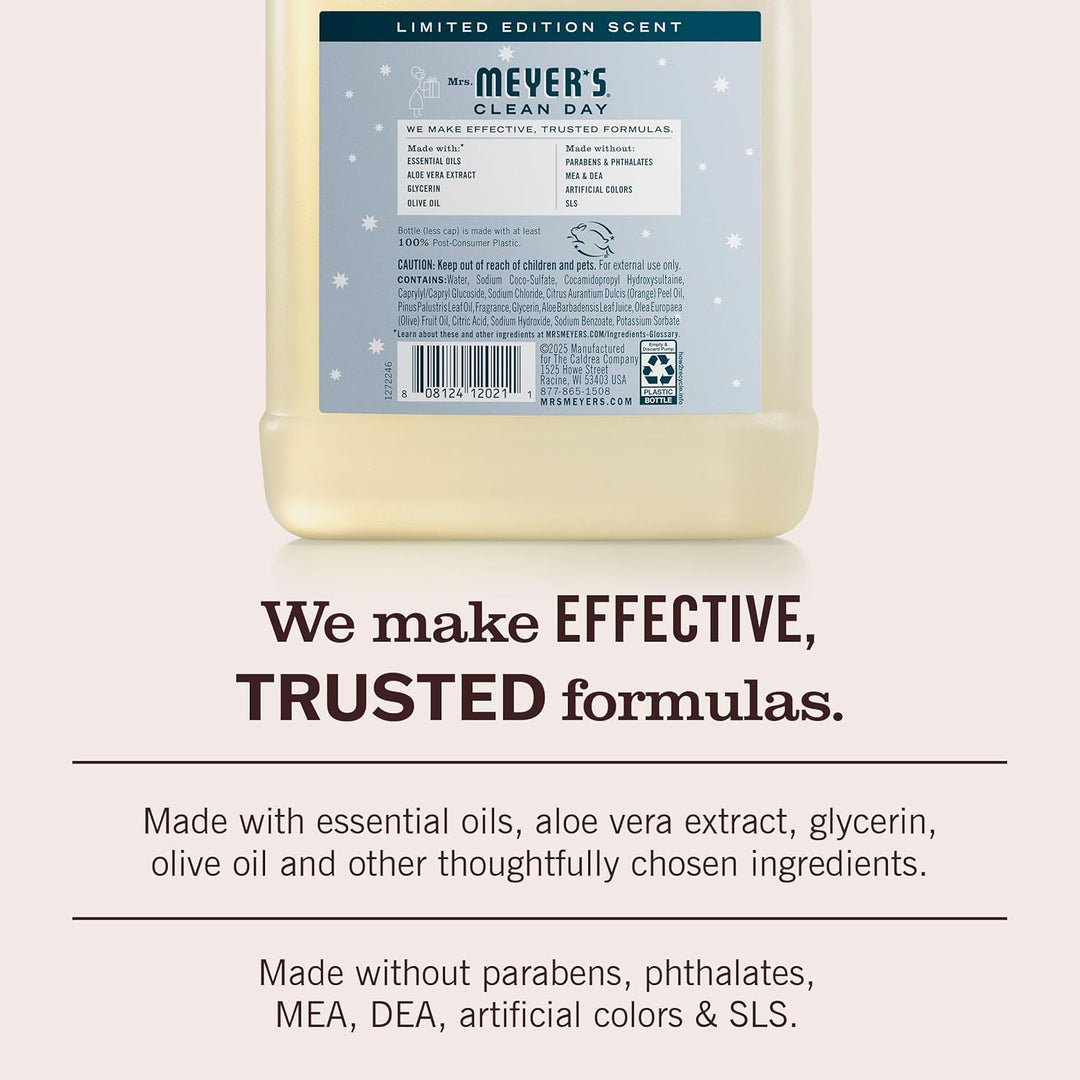 Mrs. MEYER'S Clean Day - Recambio de jabón líquido para manos,...