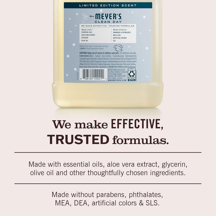 Mrs. MEYER'S Clean Day - Recambio de jabón líquido para manos,...