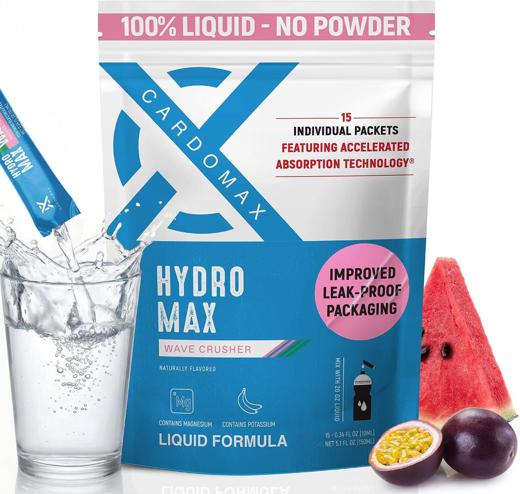 CardoMax Paquetes de hidratación, Wavecrusher, 15 varillas de hidratación