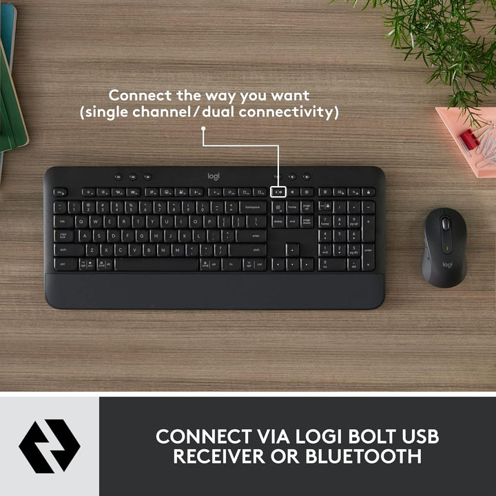 Logitech Signature MK650 Combo para Negocios, Mouse y Teclado Inalá...