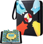 KS SHOP® Carpeta de tarjetas de 1080 bolsillos, álbum de tarjetas coleccionables de 9 bolsillos premium con 60 hojas de doble cara, libro de colección de 3 anillos con cremallera, tarjetero impermeable con correa para la muñeca