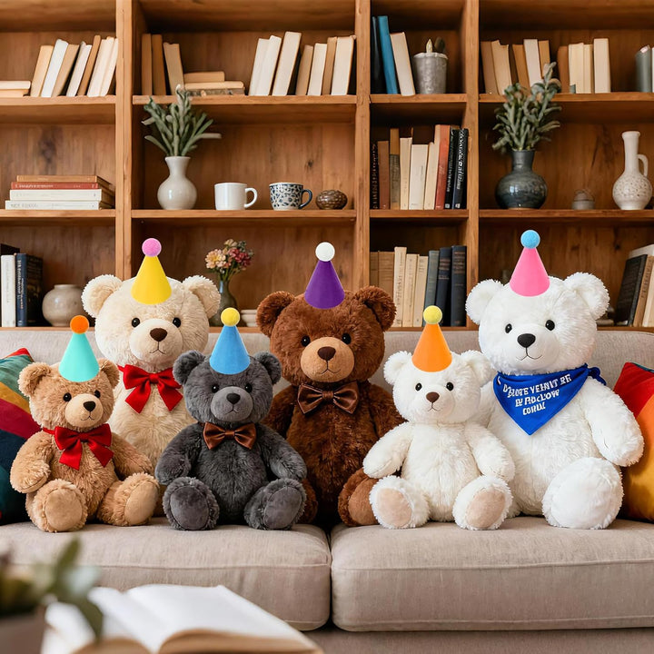 6 sombreros de cumpleaños pequeños para animales de