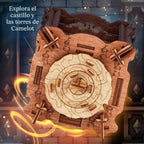 iDventure Cluebox Camelot, Escape Room en una caja de rompecabezas de madera para adultos