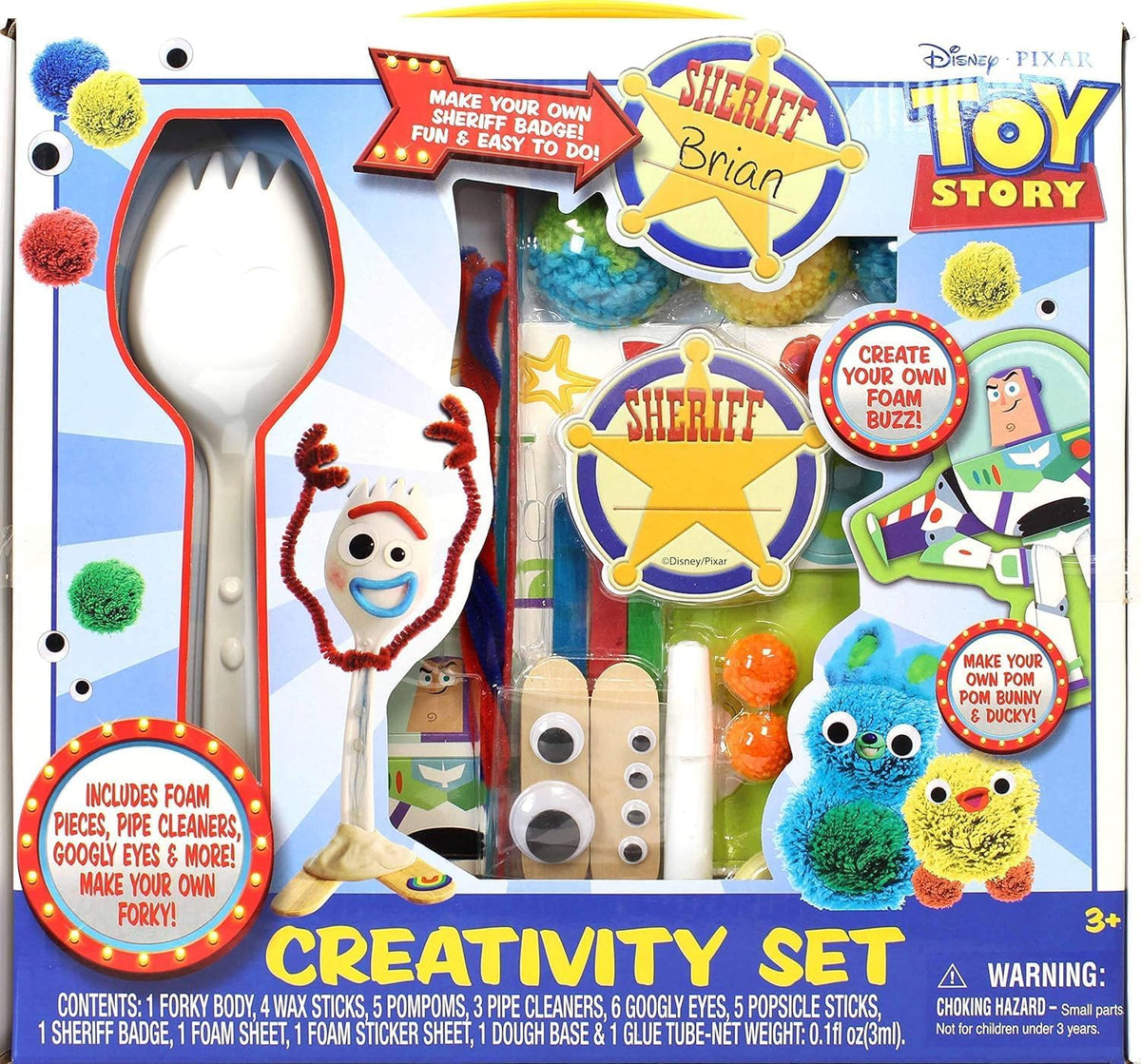 Disney Pixar Toy Story Creativity Set Kit de actividades