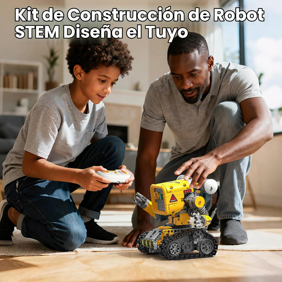 Kit de construcción de robot STEM 5 en 1, aplicación y kit de robótica de control remoto
