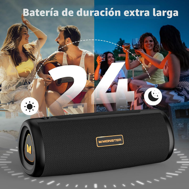 Monster Altavoz Bluetooth S230, altavoz inalámbrico con sonido esté...