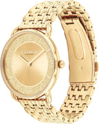 Reloj Coach Elliot para mujer, cuarzo 2H - Brazalete de acero inoxidable - Resistente al agua hasta 3 ATM/30 metros - Moda premium - Diseño minimalista clásico para uso diario - 28mm