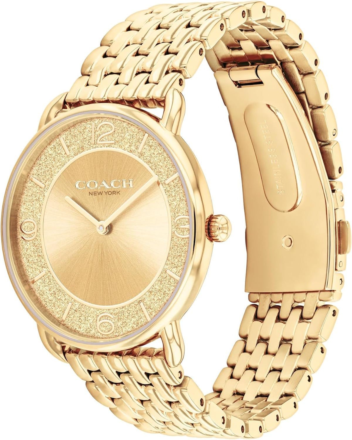 Reloj Coach Elliot para mujer, cuarzo 2H - Brazalete de acero inoxidable - Resistente al agua hasta 3 ATM/30 metros - Moda premium - Diseño minimalista clásico para uso diario - 28mm