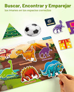 Coogam Libro de Actividades Magnético para Preescolar