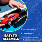 Dueling Stomp Racers by Stomp Rocket, Air alimentado Race Car Set