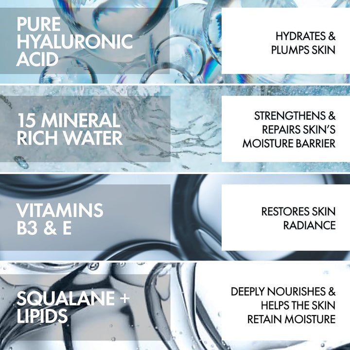 Vichy Mineral 89 Fragrance Free Cream, Moisture Boosting Cream with...