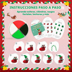 Arcilla de secado al aire para niños, kit de arcilla mágica para modelar y manualidades de Navidad, regalo