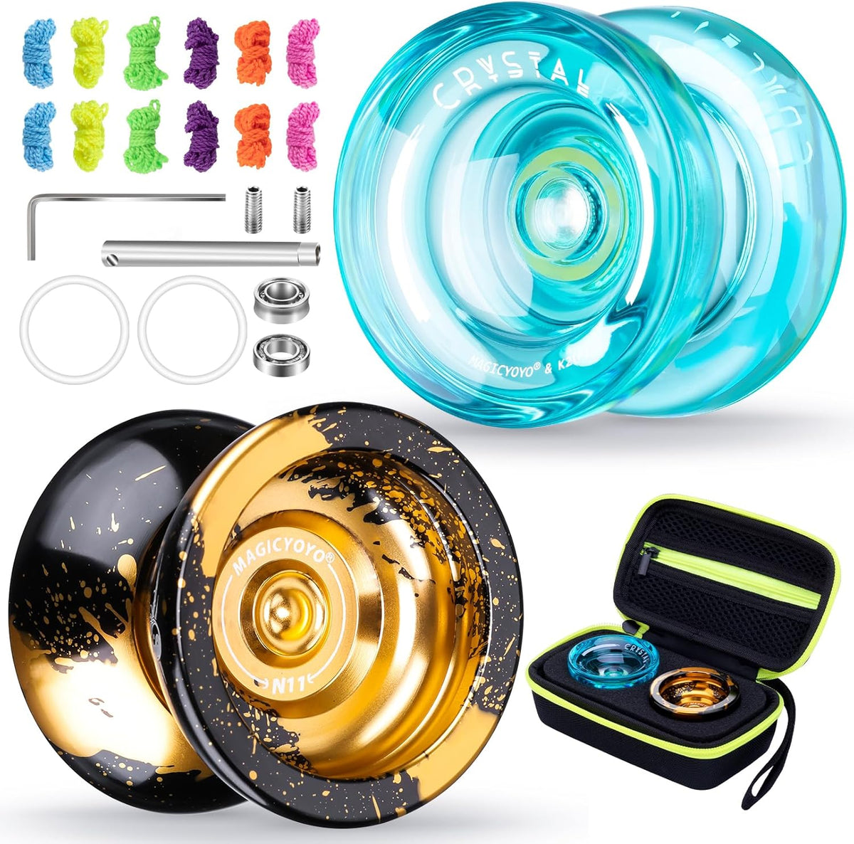 MAGICYOYO Gift Pack de 2 Yoyos - Responsive Yoyo K2 & Unresponsive Yoyo N11