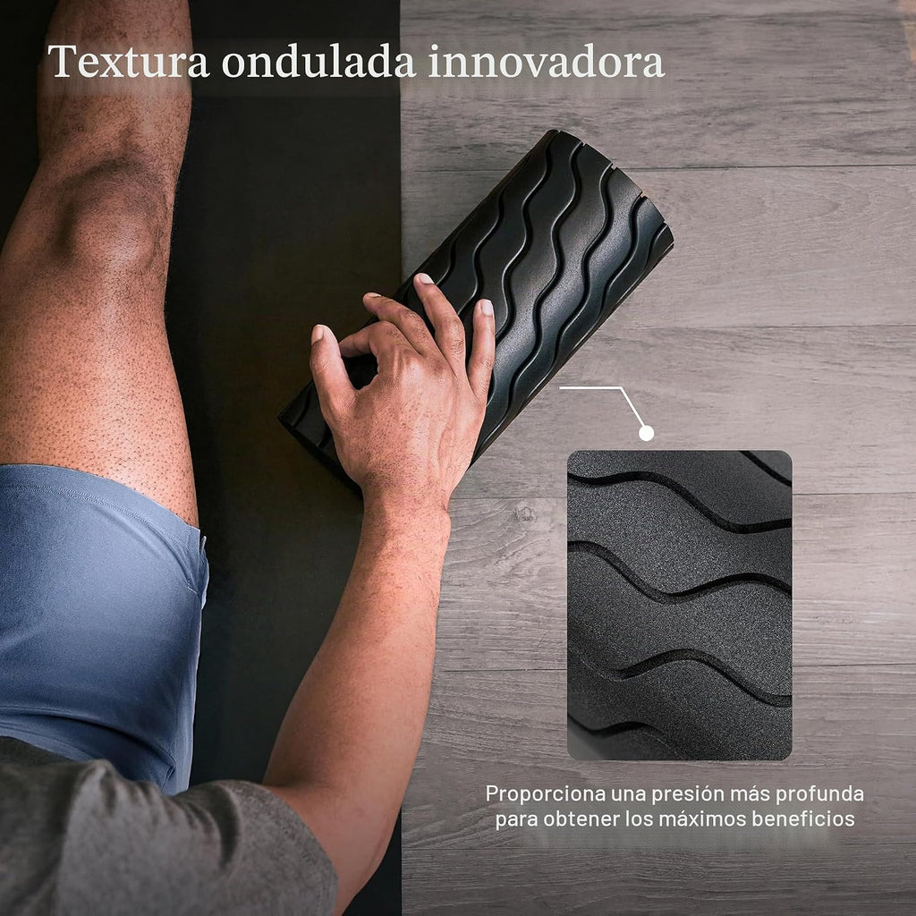 Therabody WaveRoller - Rodillo de espuma vibratoria de alta densidad