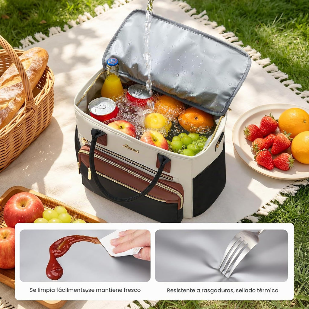 LOVEVOOK Lonchera térmica para mujeres, bolsa grande para adultos para el