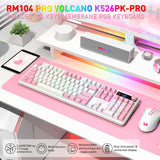 Redragon K526 PRO Teclado inalámbrico para juegos de membrana RGB,...