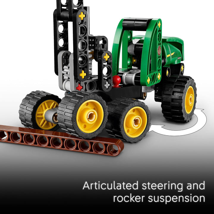 LEGO Technic John Deere 1470H - Cosechadora de ruedas para