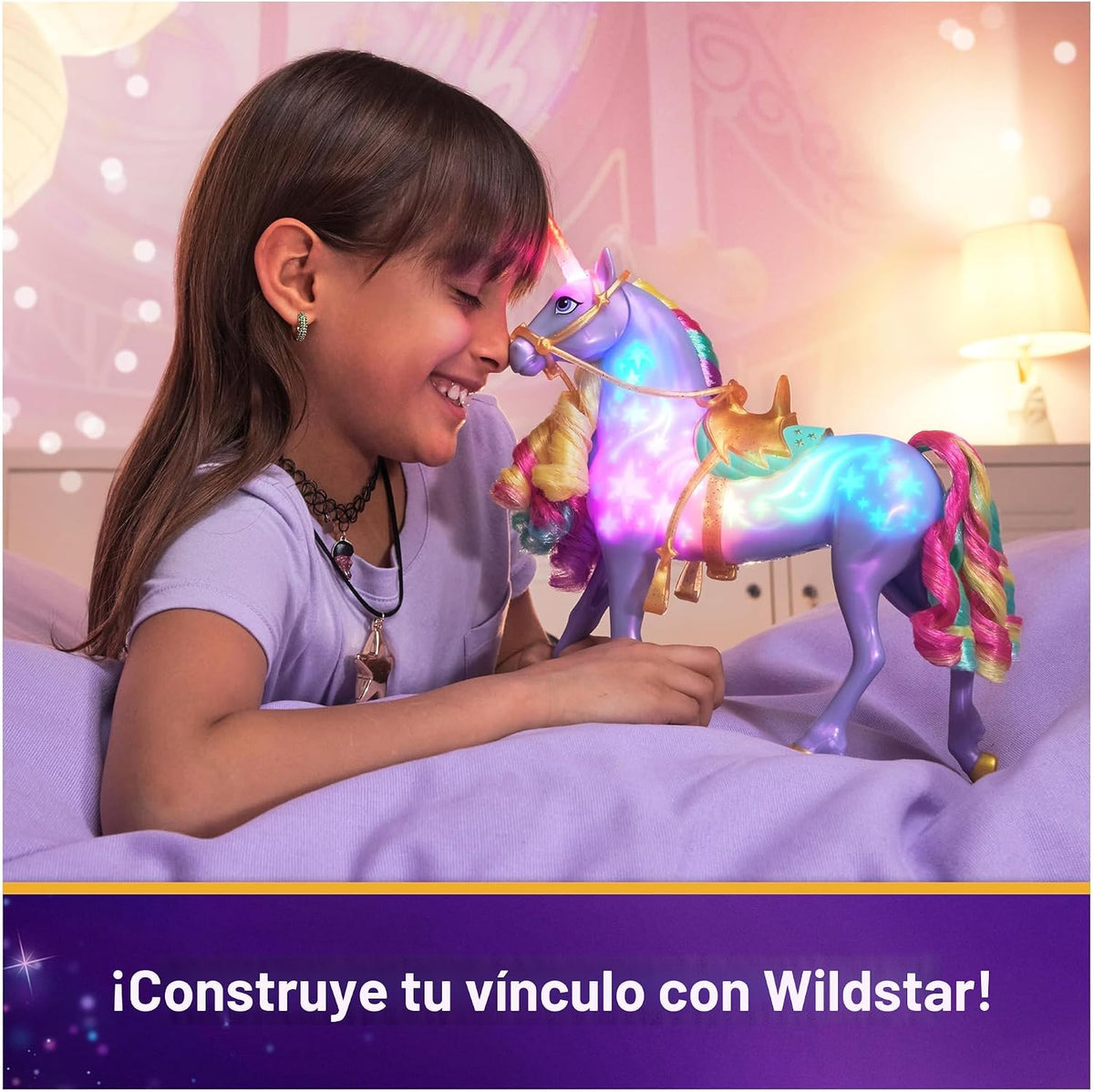 Unicorn Academy Estrella silvestre iluminada, muñecas y juguetes de