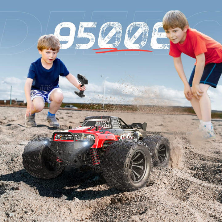 DEERC 9500E - Auto RC todo terreno a escala 1:16, 4x4, de alta velo...
