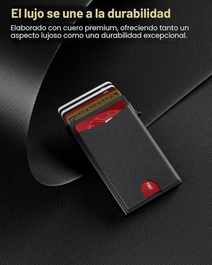 typecase Cartera desplegable con tapa para hombre con tarjetero, Ne...