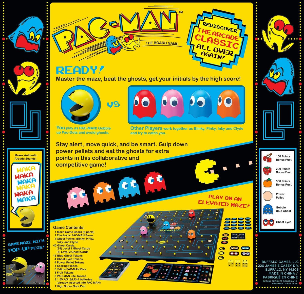 Buffalo Games - Juego Pac-Man, 10 años +