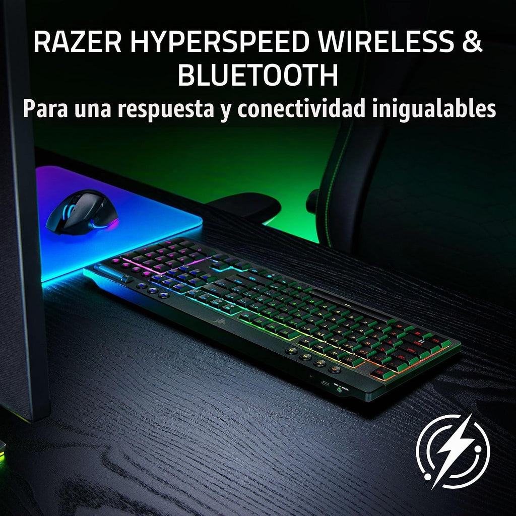 Razer BlackWidow V4 Teclado inalámbrico para juegos de perfil bajo