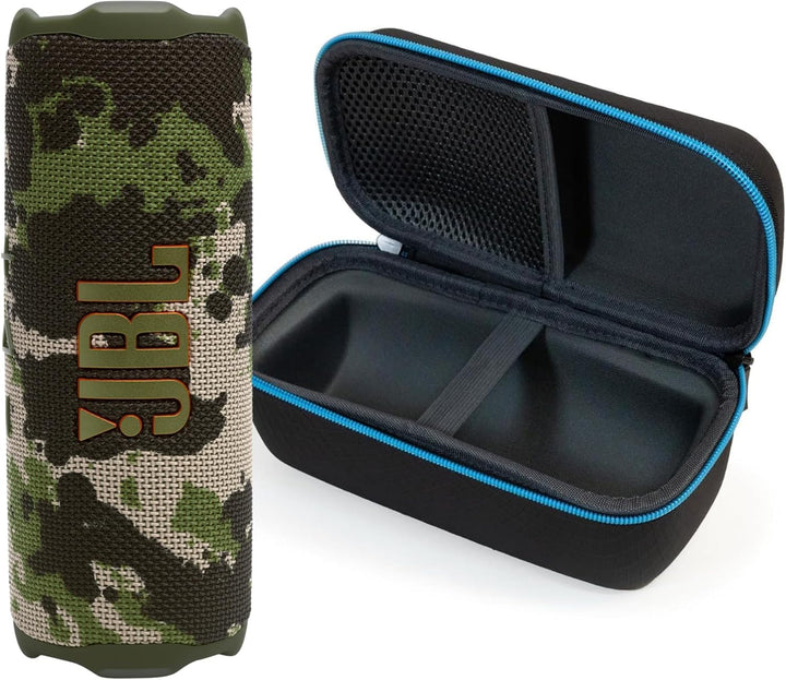 JBL Flip 7 (Squad) + Paquete con funda protectora divvi! de carcasa...