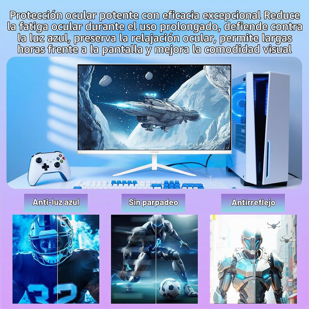 Z-Edge Monitor de juegos de 24 pulgadas 240Hz 165Hz, FHD 1080p, MPR...