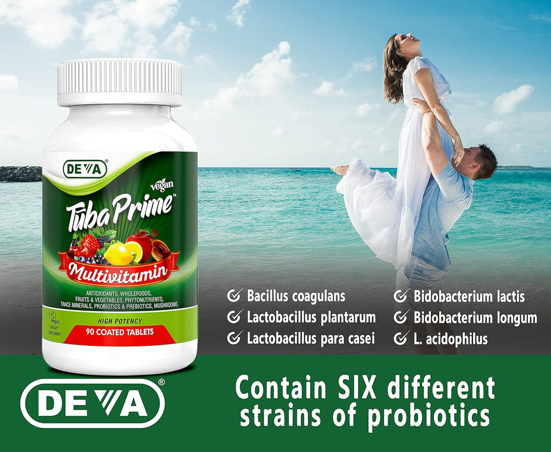 DEVA Tuba Prime Multivitamínico vegano \u2013 Suplemento dietético...