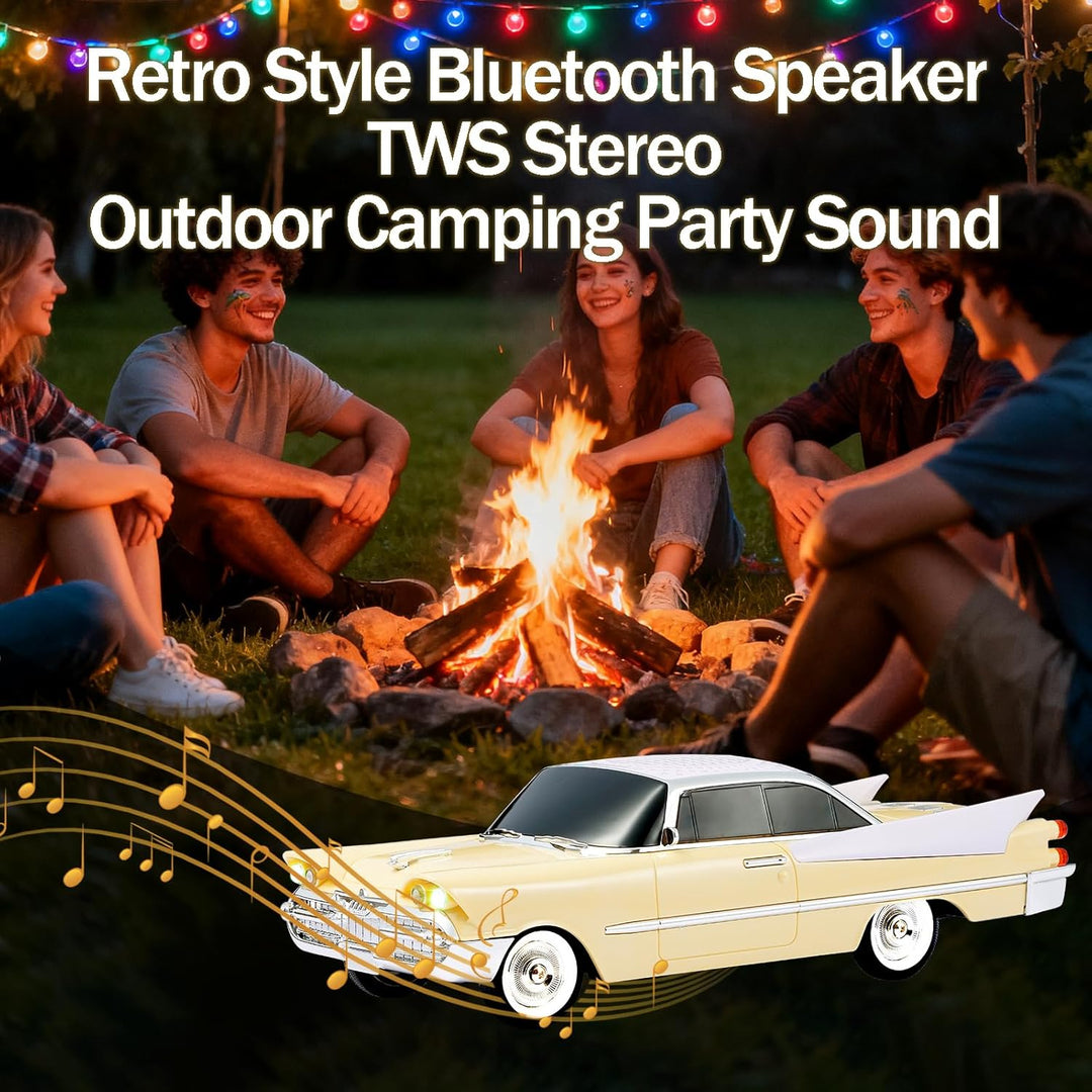WSTER WS-1965 Replica altavoz Bluetooth \u2013 Diseño retro de cohe...