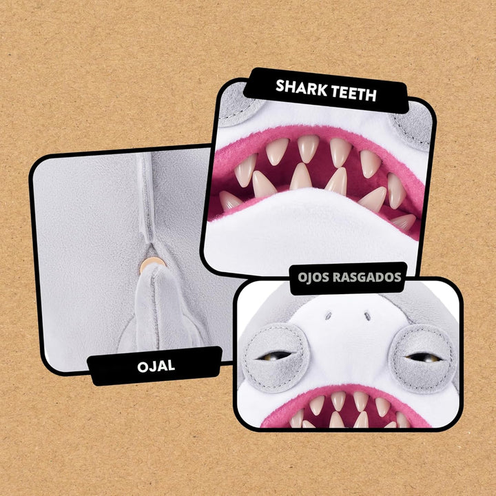 Fuggler ZURU - Peluche con licencia de 9 pulgadas de Jaws, divertid...
